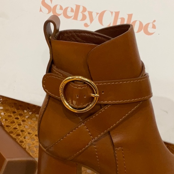 See By Chloe Lyna Boot Tan Size US 5 EU 35 - Picture 10 of 12